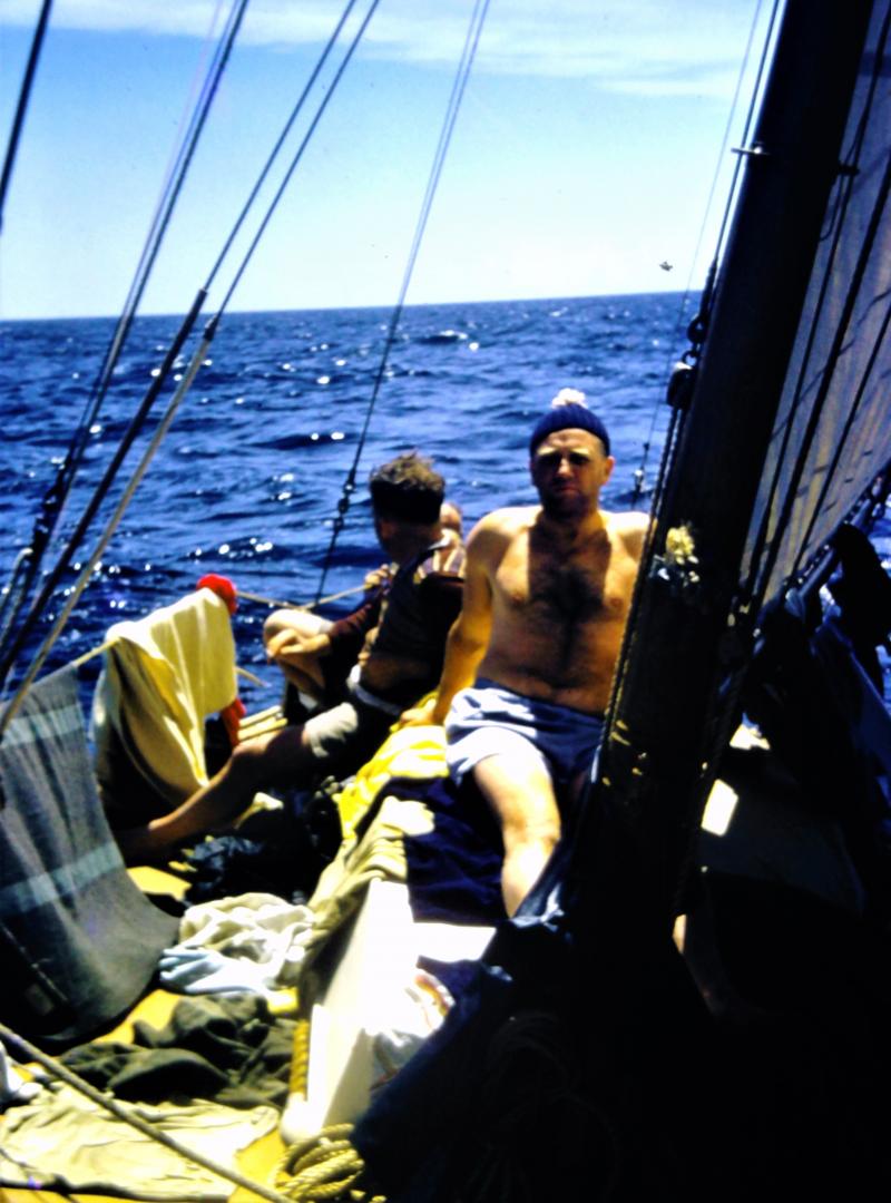 1956 - Sydney to Hobart Yachts Kurura Hudson and Lintern
