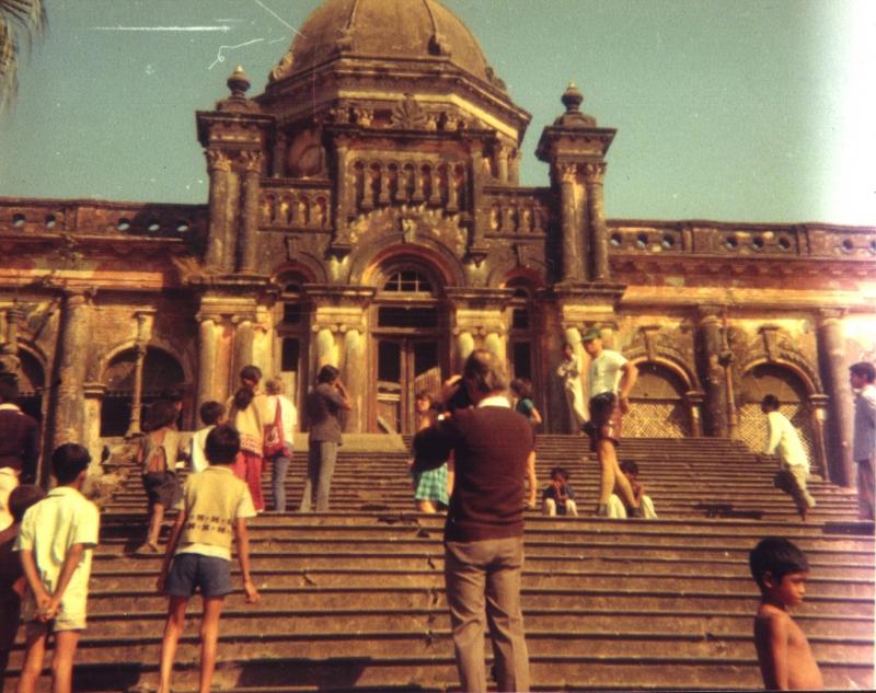 Front steps of Ahsan Manzil 1974