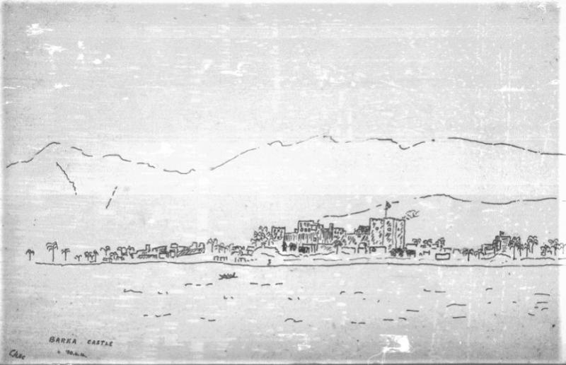 Barka Castle Oman 1913