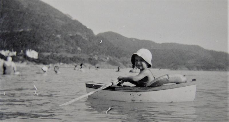 James A.Heath-Caldwell at Repulse Bay, Hong Kong, about 1932