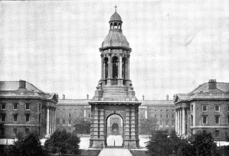 The Campanile at Trinity College Dublin 1890s